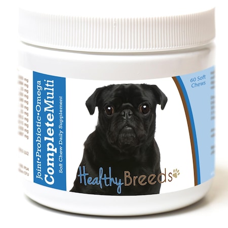 Healthy Breeds Pug All in One Multivitamin Soft Chew, 60PK 192959008810